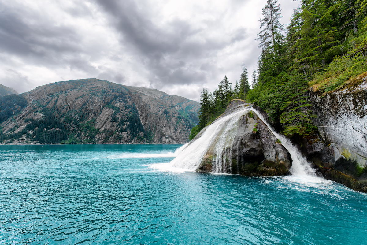 Icy Falls, Tracy Arm Fjord (Alaska)